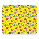Retro Lollipop Print Mouse Pad