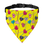 Retro Lollipop Print Over The Collar Dog Bandana