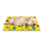 Retro Lollipop Print Pet Cooling Mat Cover