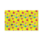 Retro Lollipop Print Polyester Flag