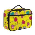 Retro Lollipop Print Portable Lunch Bag
