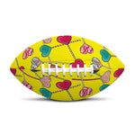 Retro Lollipop Print Rugby Ball