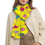 Retro Lollipop Print Scarf