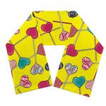 Retro Lollipop Print Scarf
