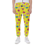 Retro Lollipop Print Scuba Joggers