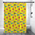 Retro Lollipop Print Shower Curtain