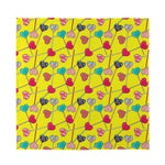 Retro Lollipop Print Silk Bandana