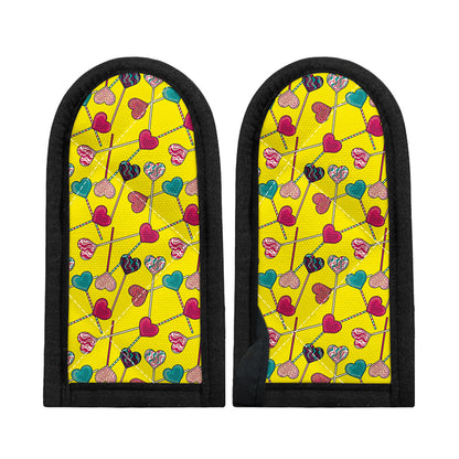 Retro Lollipop Print Skillet Handle Cover