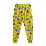 Retro Lollipop Print Sweatpants