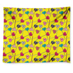 Retro Lollipop Print Tapestry