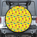Retro Lollipop Print Tire Cover
