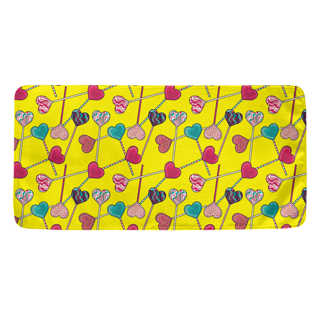 Retro Lollipop Print Towel