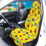 Retro Lollipop Print Waterproof Car Seat Cover