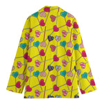 Retro Lollipop Print Women's Blazer