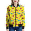 Retro Lollipop Print Women's Bomber Jacket