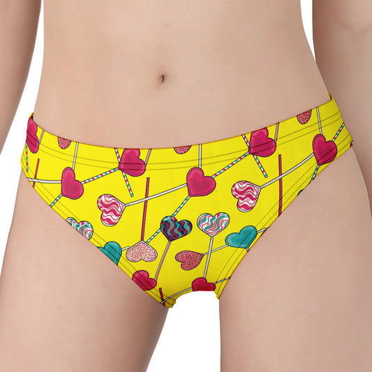Retro Lollipop Print Women's Panties