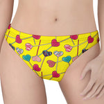 Retro Lollipop Print Women's Thong