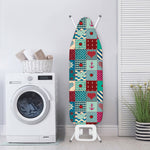 Retro Nautical Patchwork Pattern Print Ironing Board Cover