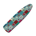 Retro Nautical Patchwork Pattern Print Ironing Board Cover