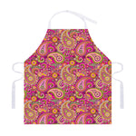 Retro Paisley Pattern Print Adjustable Apron