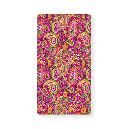 Retro Paisley Pattern Print Baby Crib Sheet