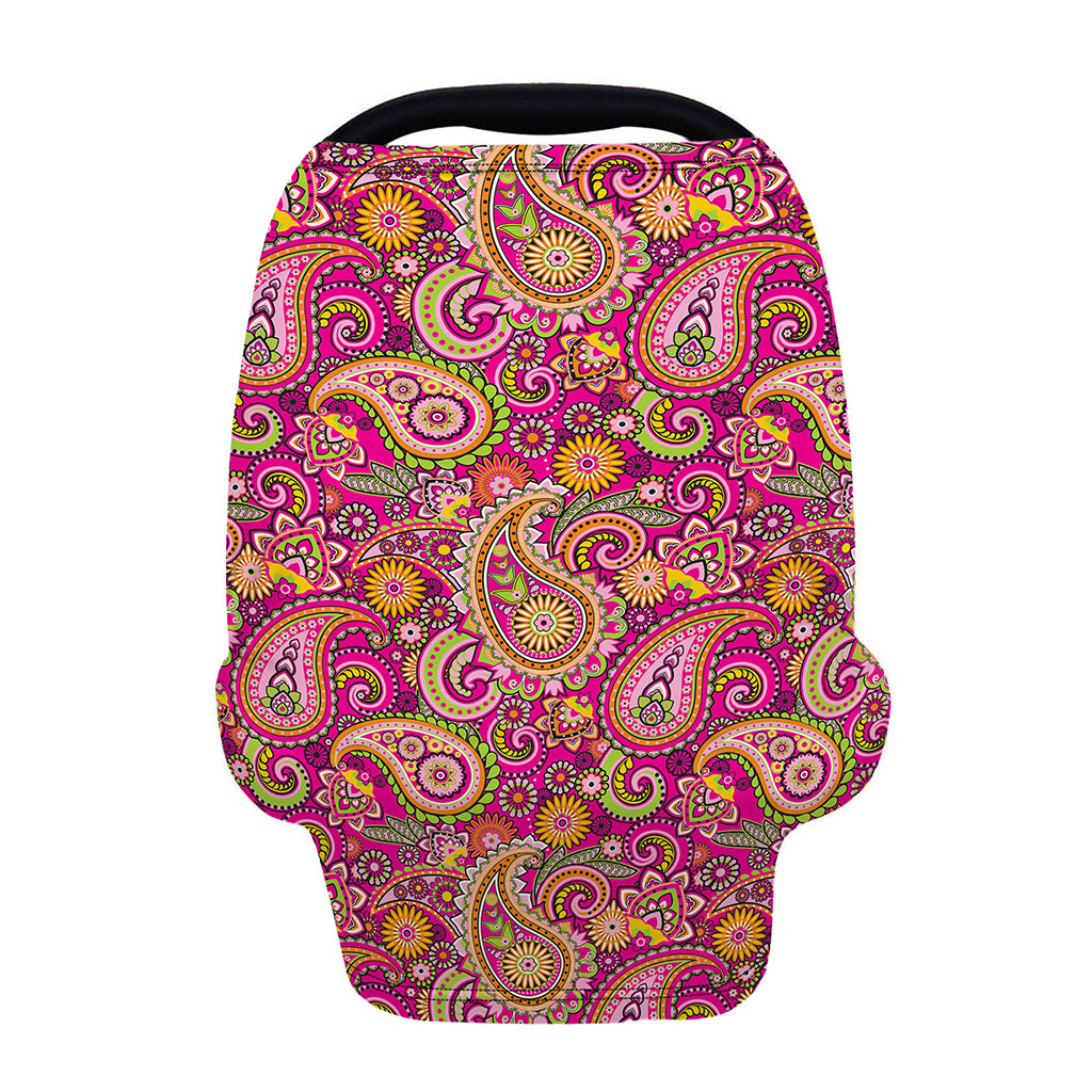 Retro Paisley Pattern Print Baby Seat Cover