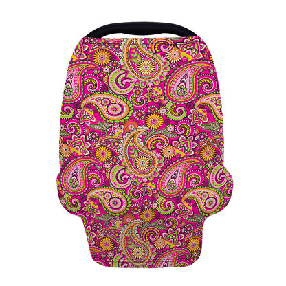 Retro Paisley Pattern Print Baby Seat Cover