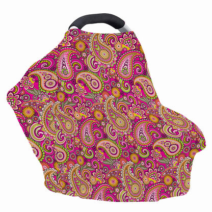 Retro Paisley Pattern Print Baby Seat Cover
