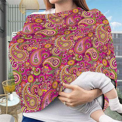 Retro Paisley Pattern Print Baby Seat Cover