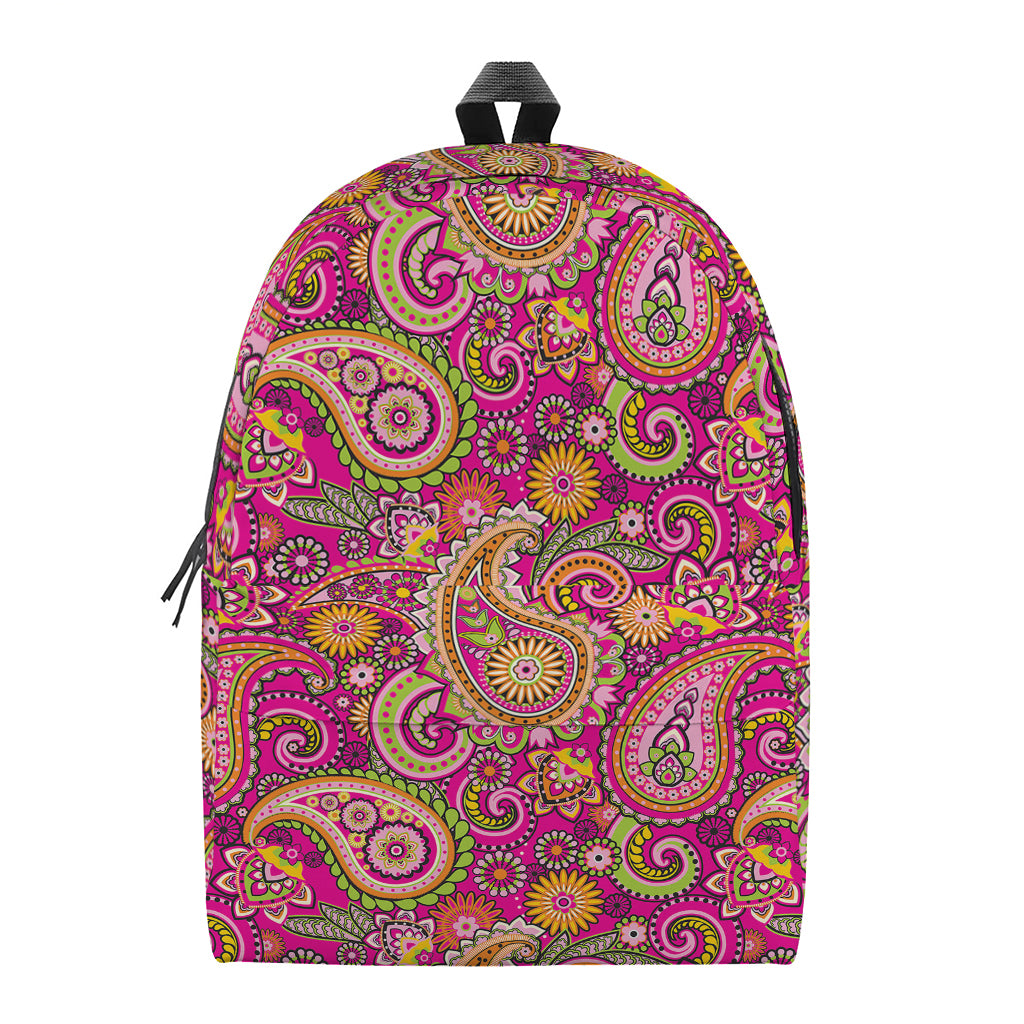 Retro Paisley Pattern Print Backpack