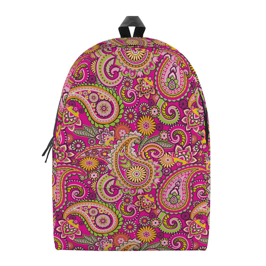 Retro Paisley Pattern Print Backpack