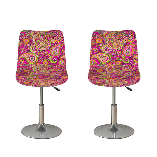 Retro Paisley Pattern Print Bar Stool Covers