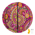 Retro Paisley Pattern Print Basketball
