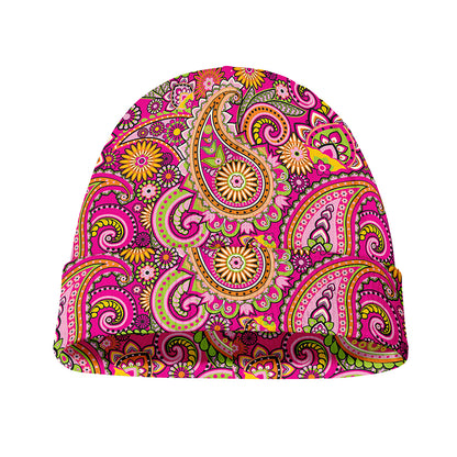 Retro Paisley Pattern Print Beanie