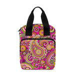 Retro Paisley Pattern Print Bible Tote Bag
