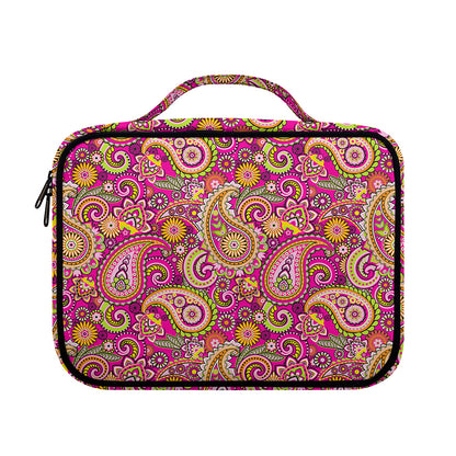 Retro Paisley Pattern Print Briefcase Bible Bag