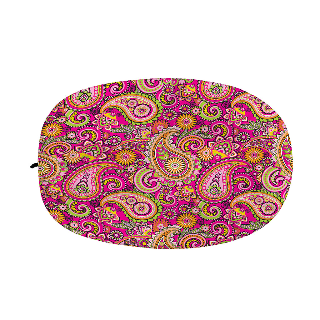 Retro Paisley Pattern Print Car Side Mirror Covers