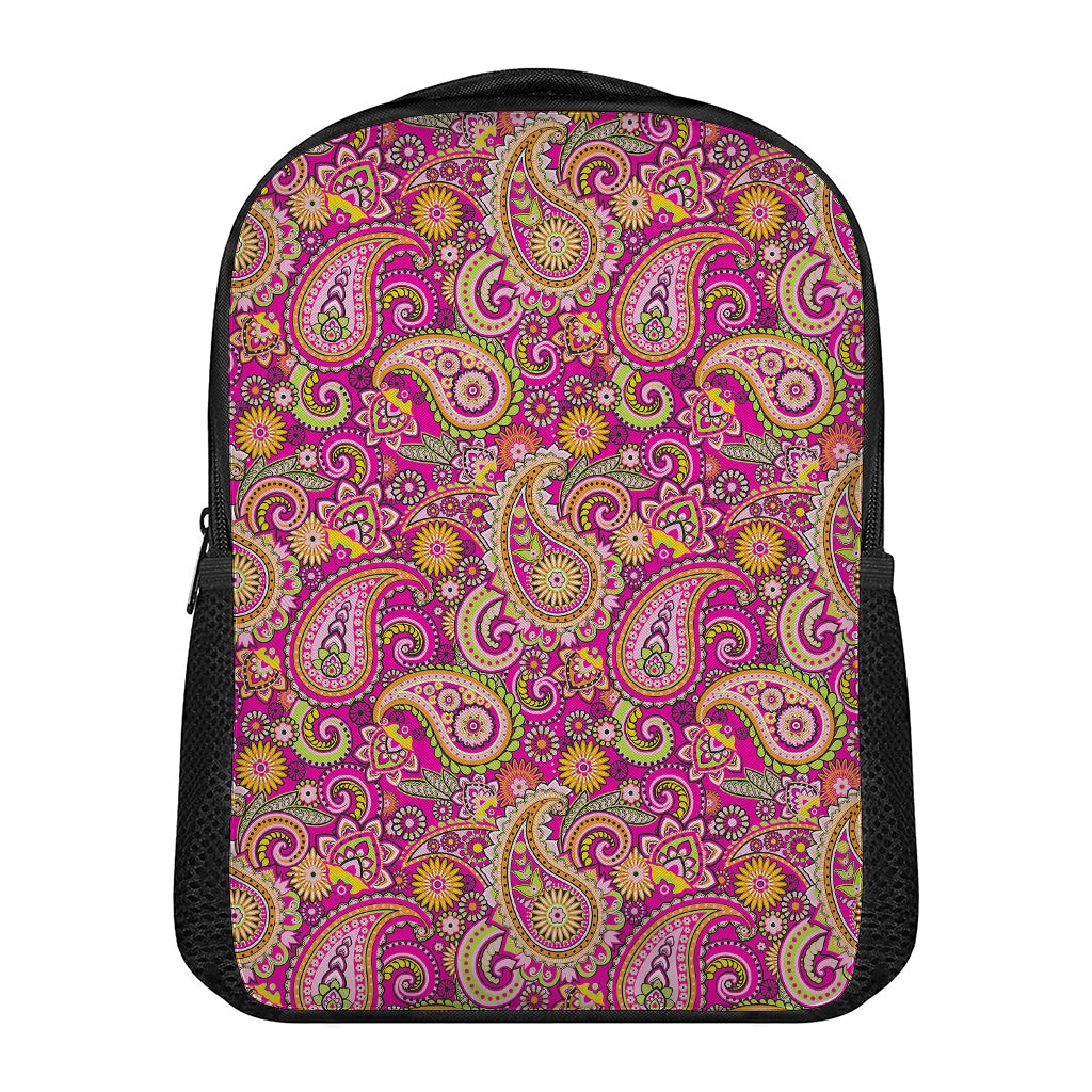 Retro Paisley Pattern Print Casual Backpack
