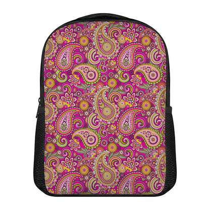 Retro Paisley Pattern Print Casual Backpack