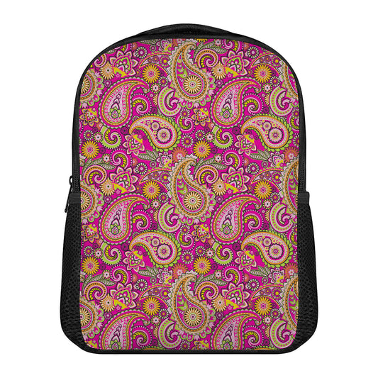 Retro Paisley Pattern Print Casual Backpack