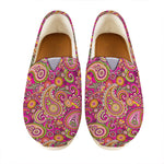 Retro Paisley Pattern Print Casual Shoes