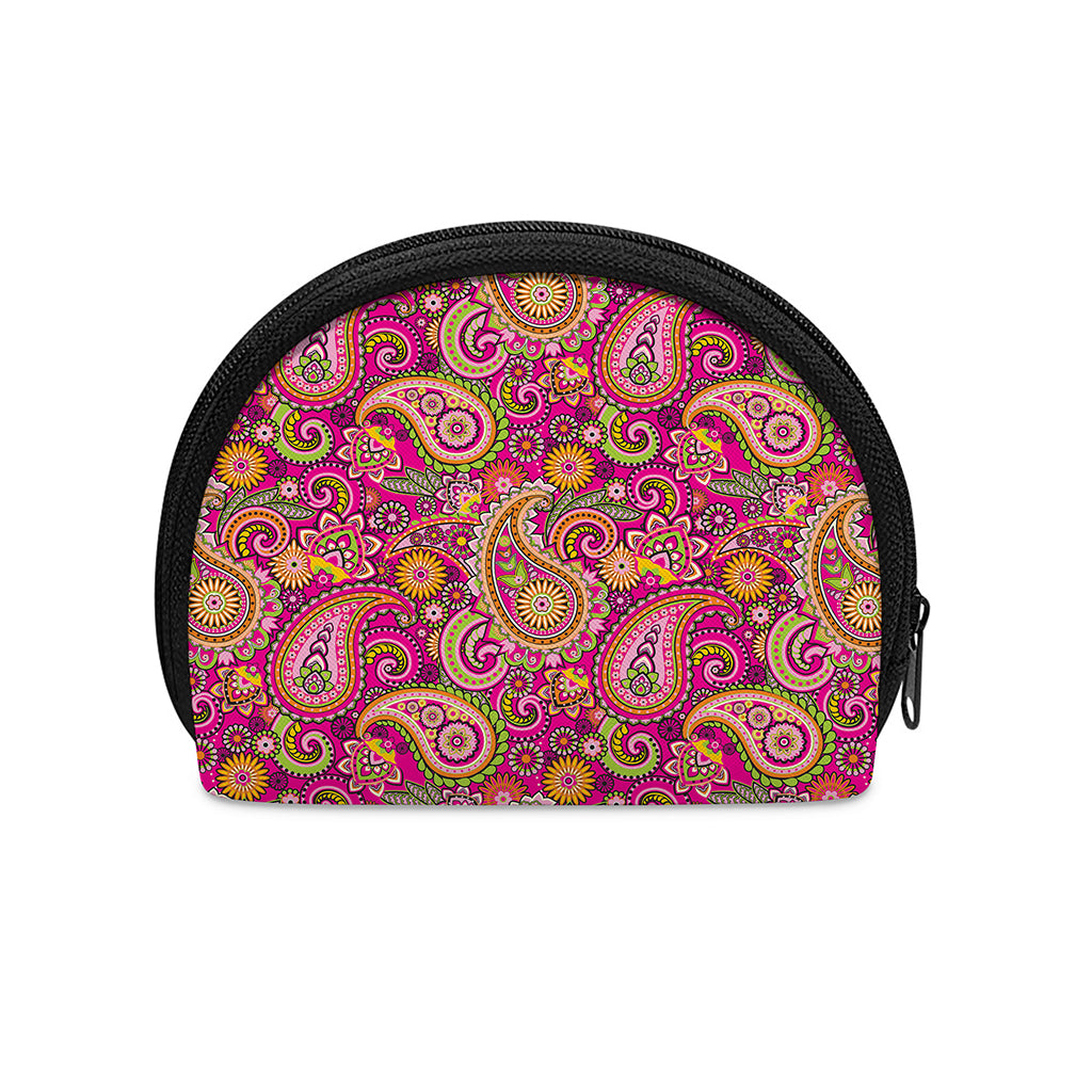 Retro Paisley Pattern Print Coin Purse