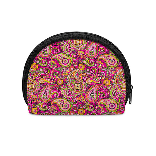 Retro Paisley Pattern Print Coin Purse