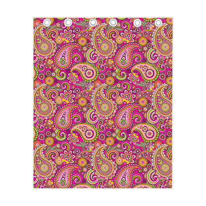 Retro Paisley Pattern Print Curtain
