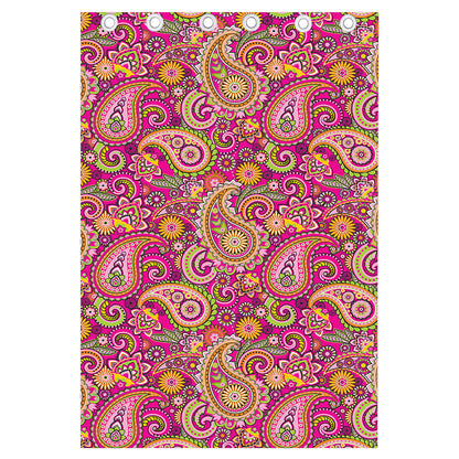 Retro Paisley Pattern Print Curtain