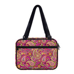 Retro Paisley Pattern Print Double Strap Bible Bag
