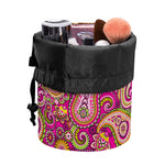 Retro Paisley Pattern Print Drawstring Makeup Bag