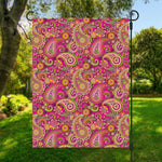 Retro Paisley Pattern Print Garden Flag
