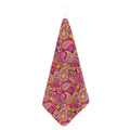 Retro Paisley Pattern Print Hand Towel
