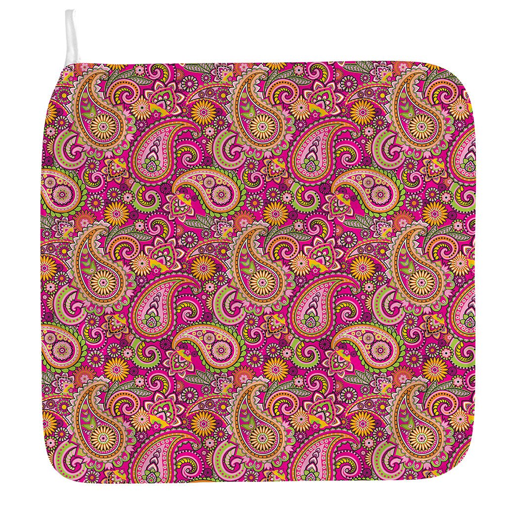 Retro Paisley Pattern Print Hand Towel